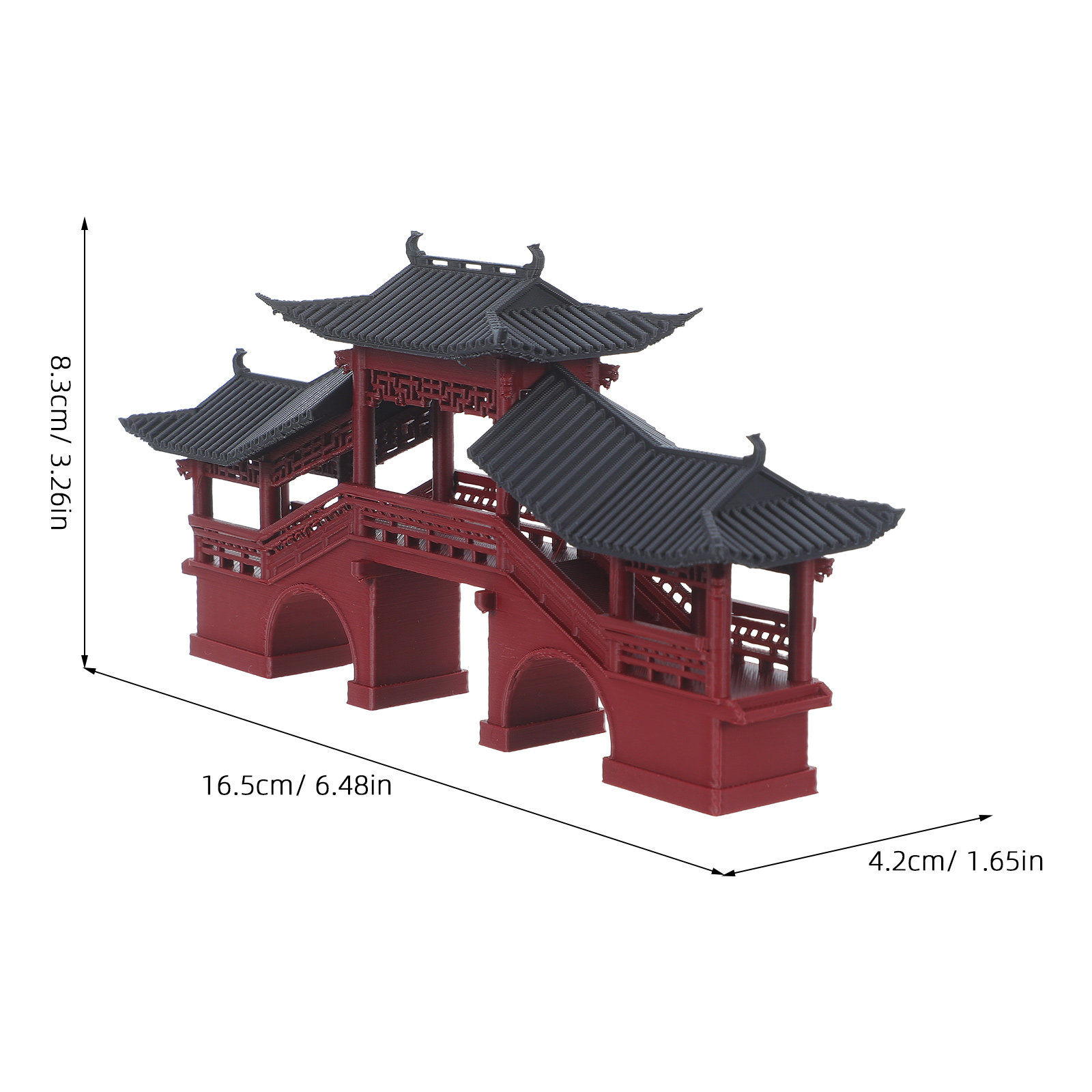 Mini Puente Chino de Tres Arco - Mini Bonsai Zen Garden reseña y precio