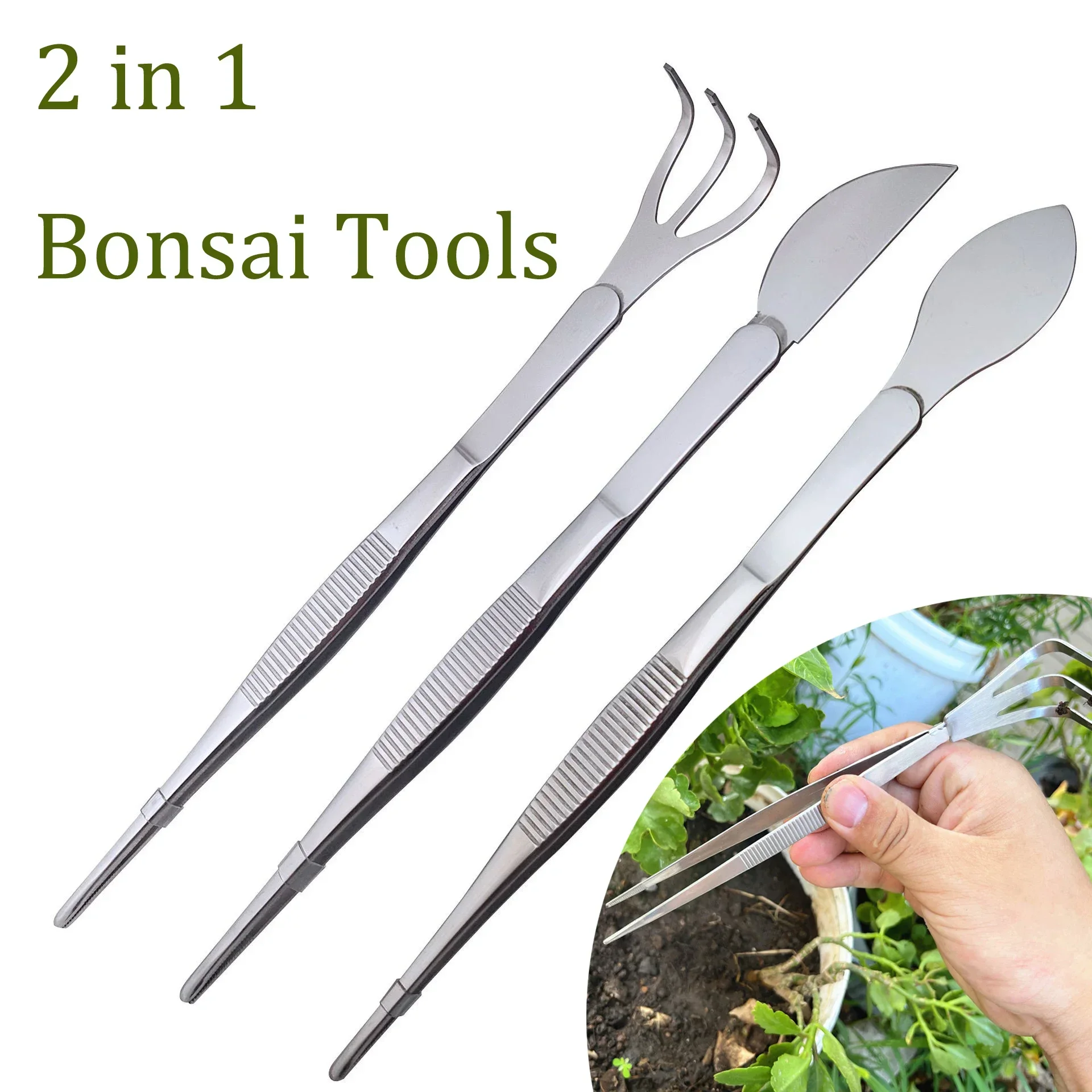 Rastrillo de raíz de acero ino - Bonsai Garden Rake reseña y precio