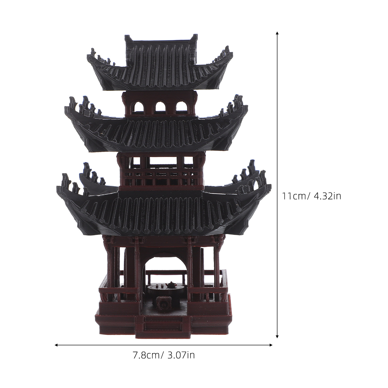 Mini Estatua de Pabellón, Pequ - Mini Bonsai Zen Garden reseña y precio
