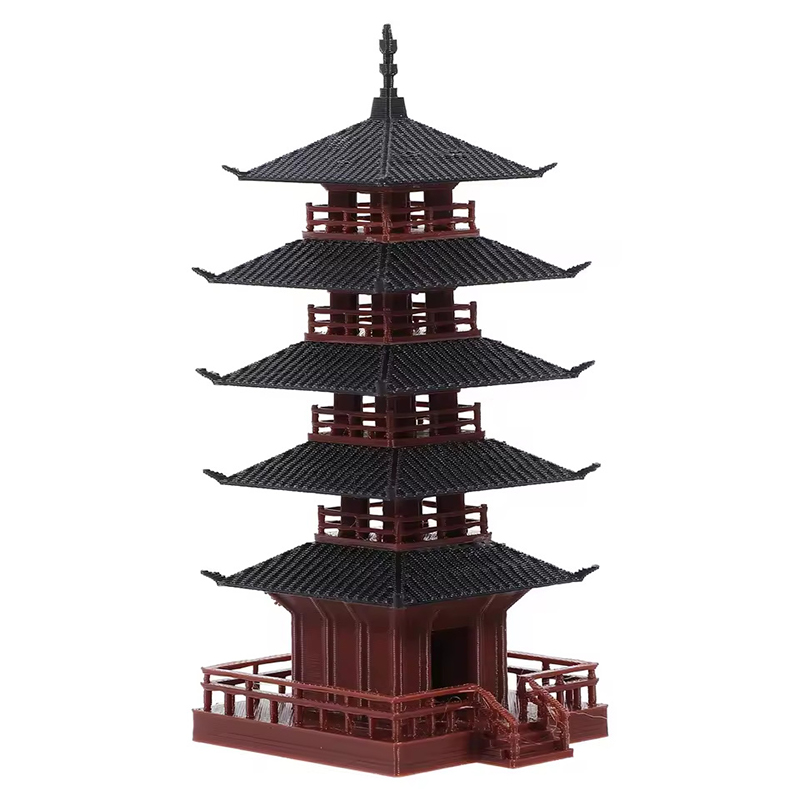 Mini estatua de pagoda, modelo - Mini Bonsai Zen Garden reseña y precio